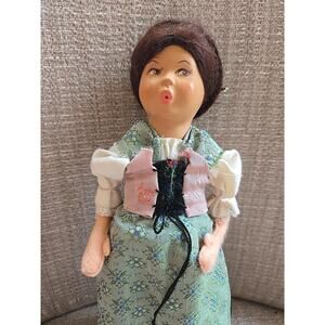 Baitz Whistling Doll 9 in Swiss Alps Austria Regional Dress 1950s -70s Vintage